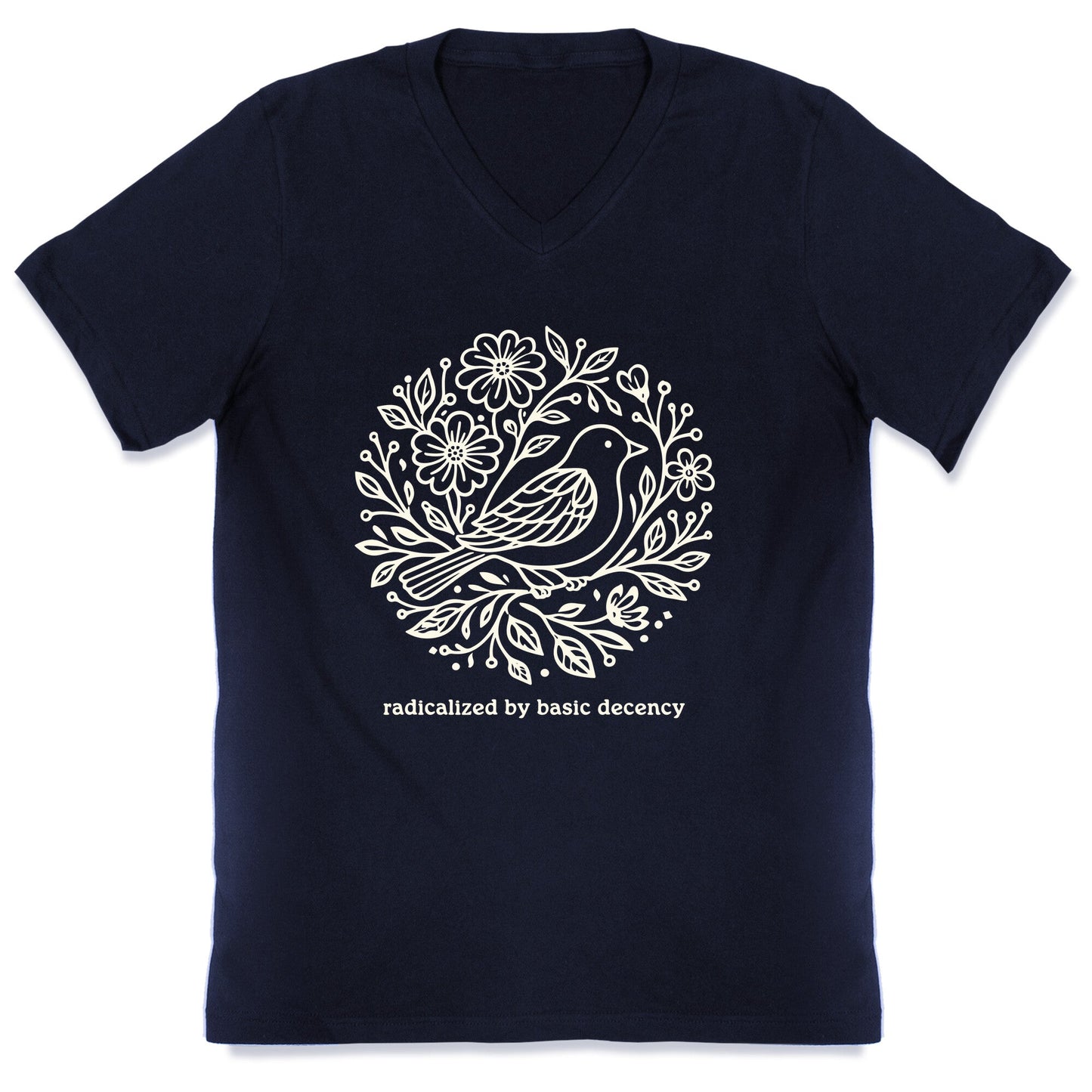 Radicalized By Basic Decency V-Neck