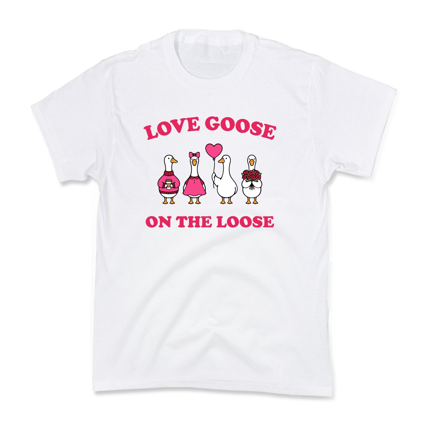 Love Goose On The Loose Kids Tee