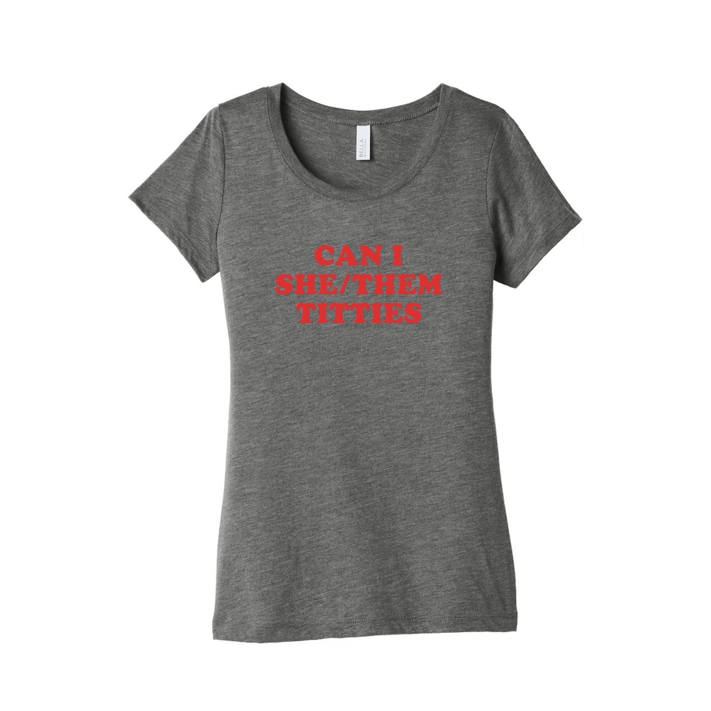 Can I She/Them Titties? Womens Triblend Tee