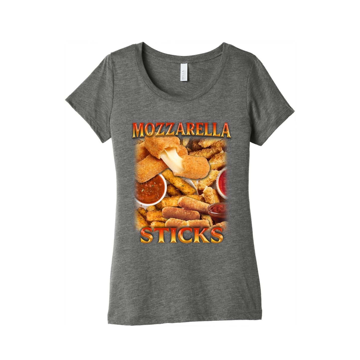 Mozzarella Sticks Womens Triblend Tee