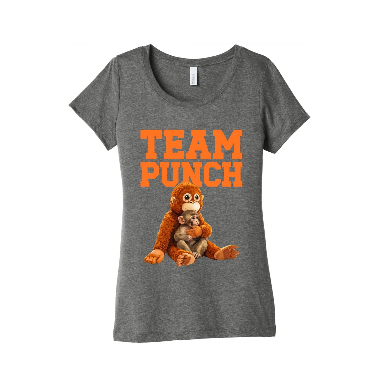 Punch The Monkey Womens Triblend Tee