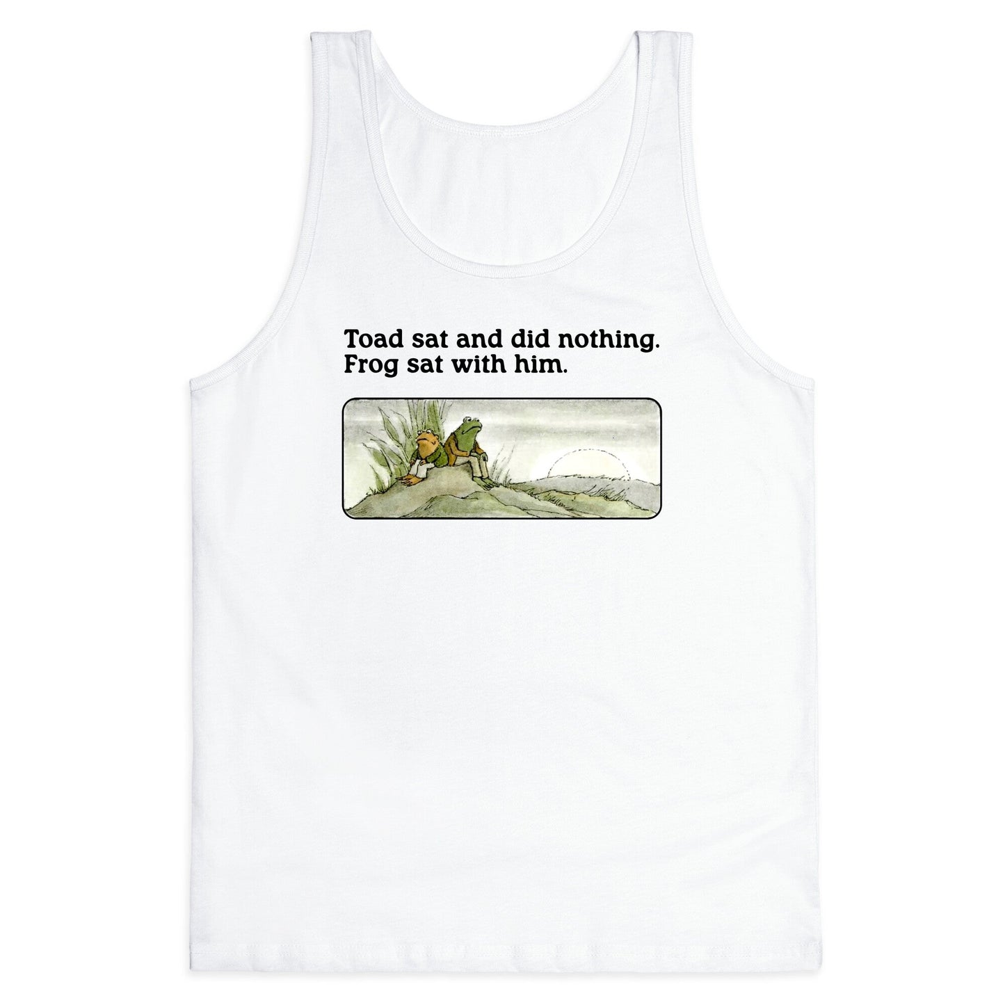 Toad Sat And Did Nothing Tank Top