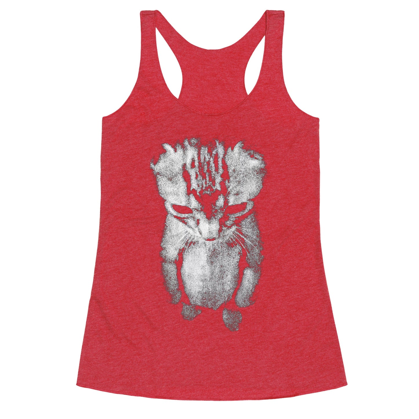 Sad Little Cat Racerback Tank