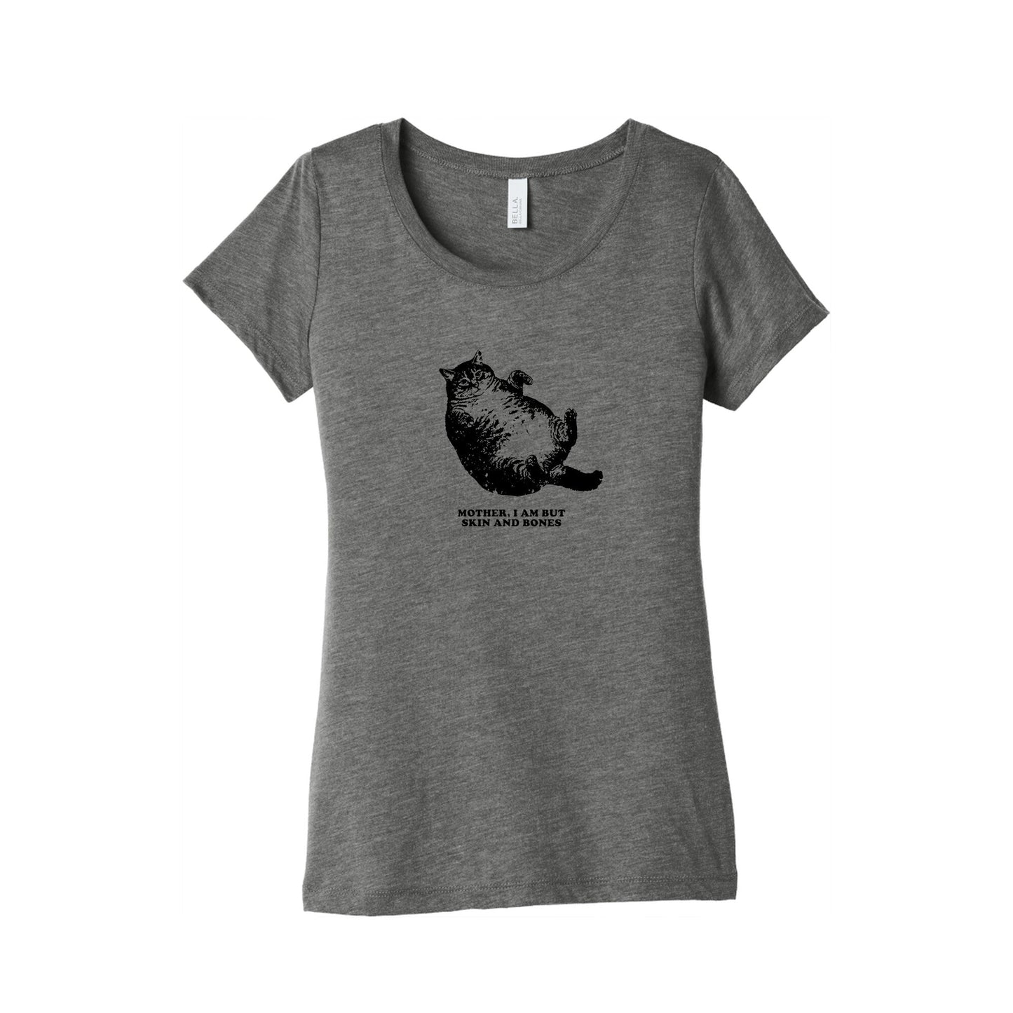 I Am But Skin And Bones Womens Triblend Tee