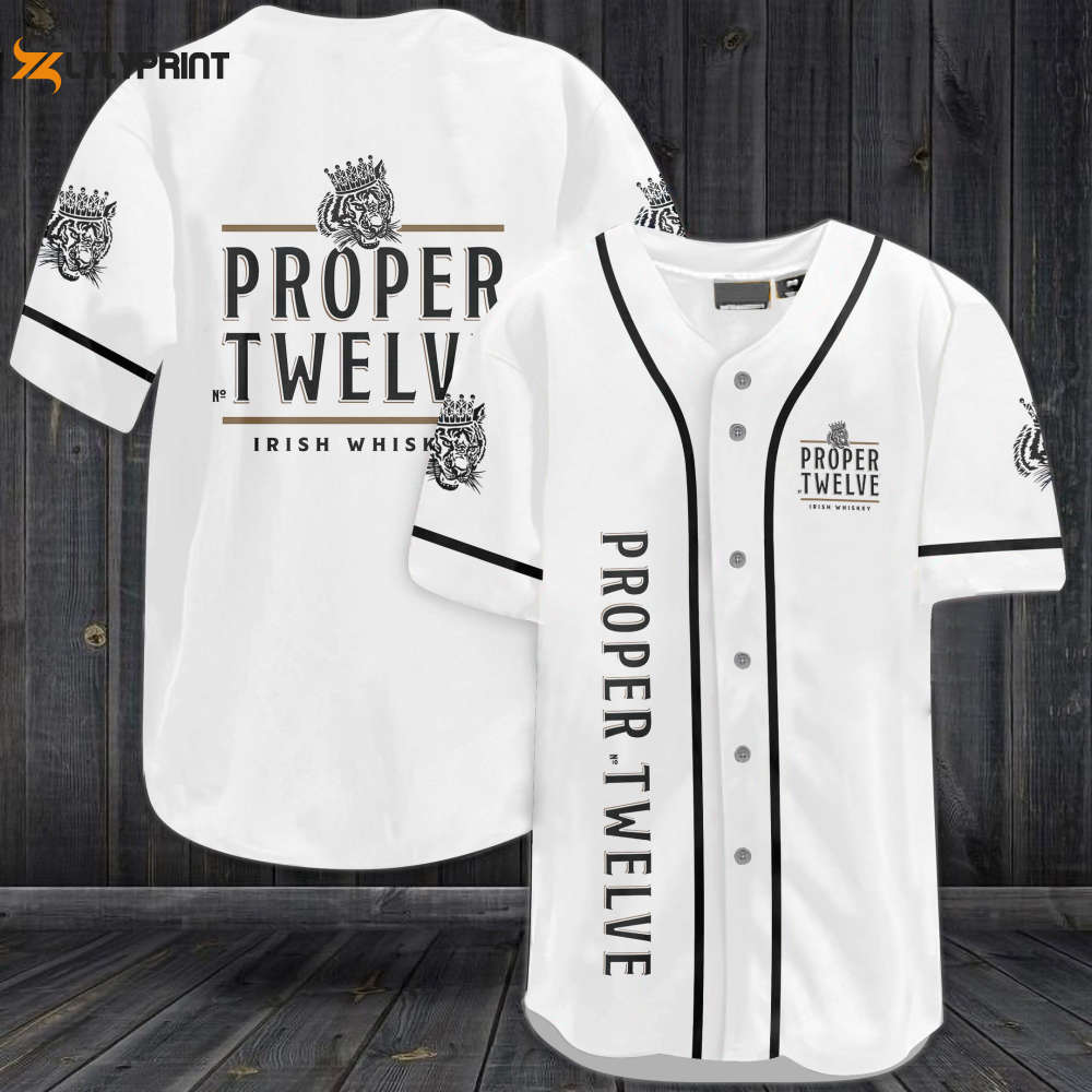 Proper No. Twelve Baseball Jersey - lylyprint.com