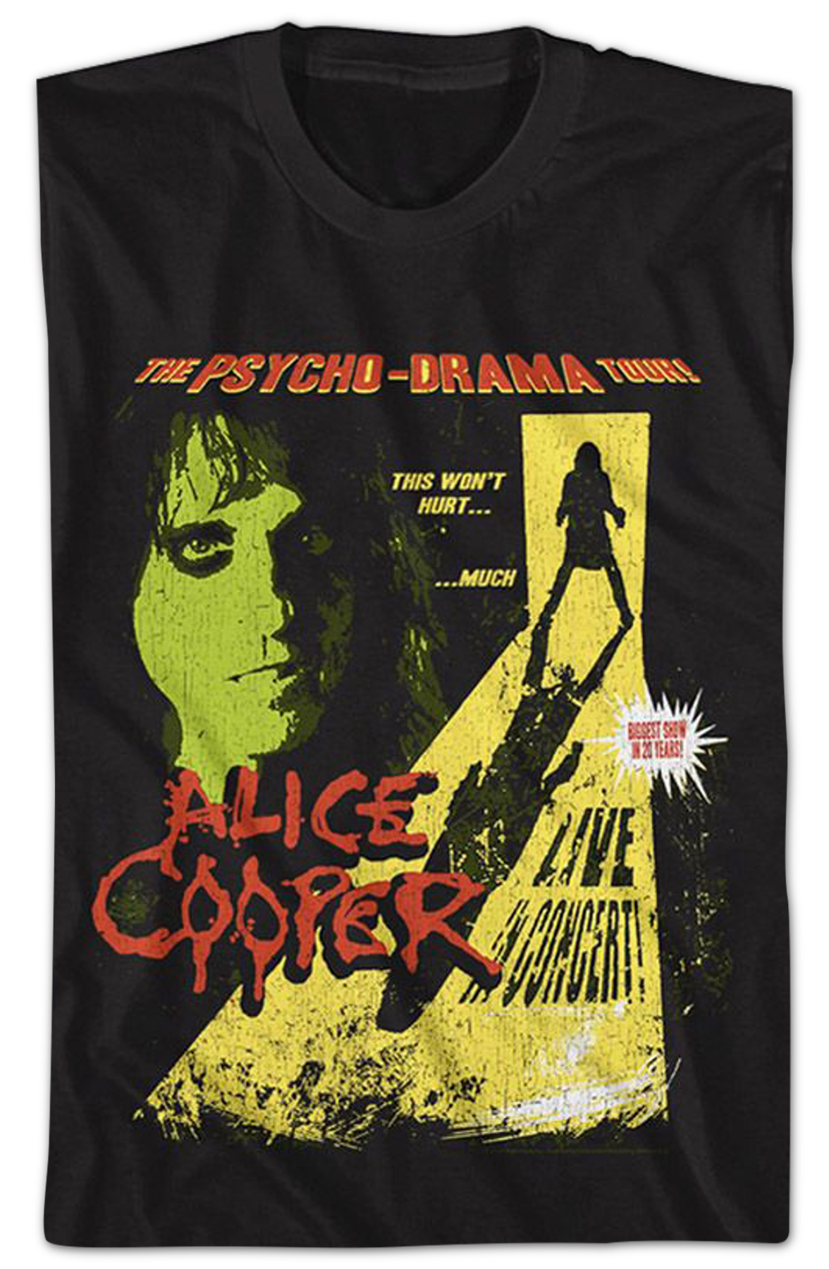 Psycho-Drama Tour Alice Cooper T-Shirt