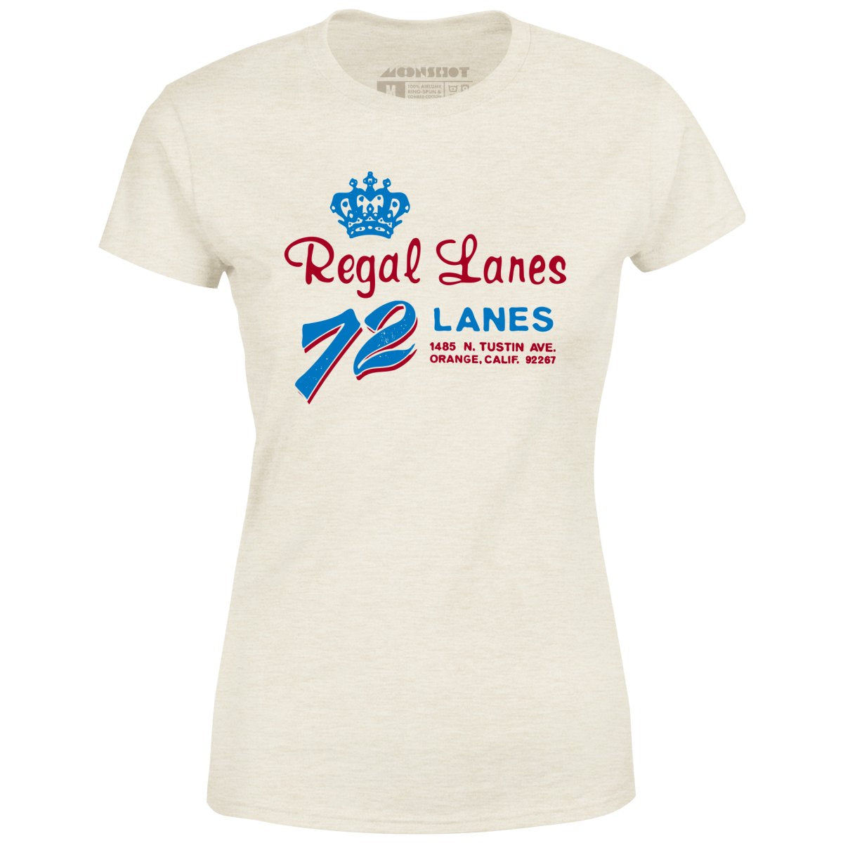 Regal Lanes - Orange, CA - Vintage Bowling Alley - Women's T-Shirt