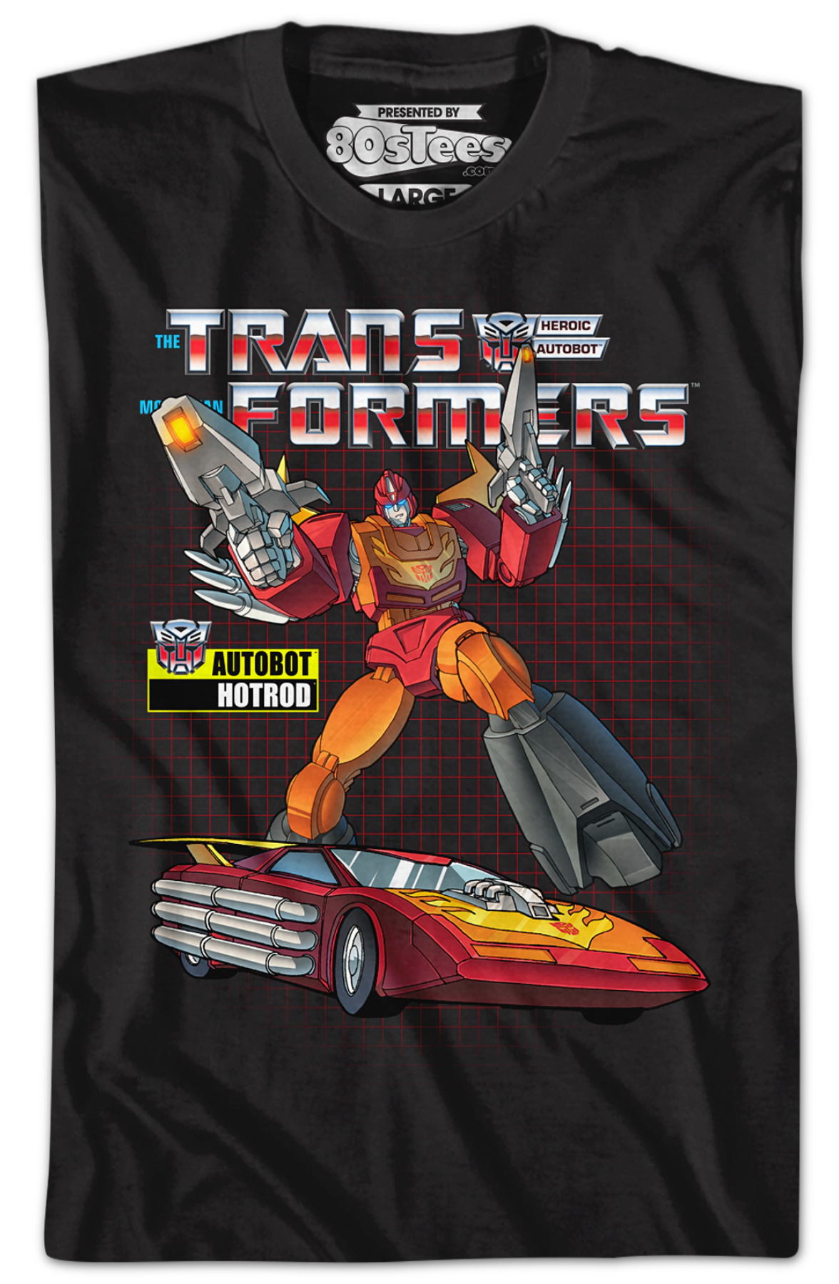 Retro Hot Rod Transformers T-Shirt