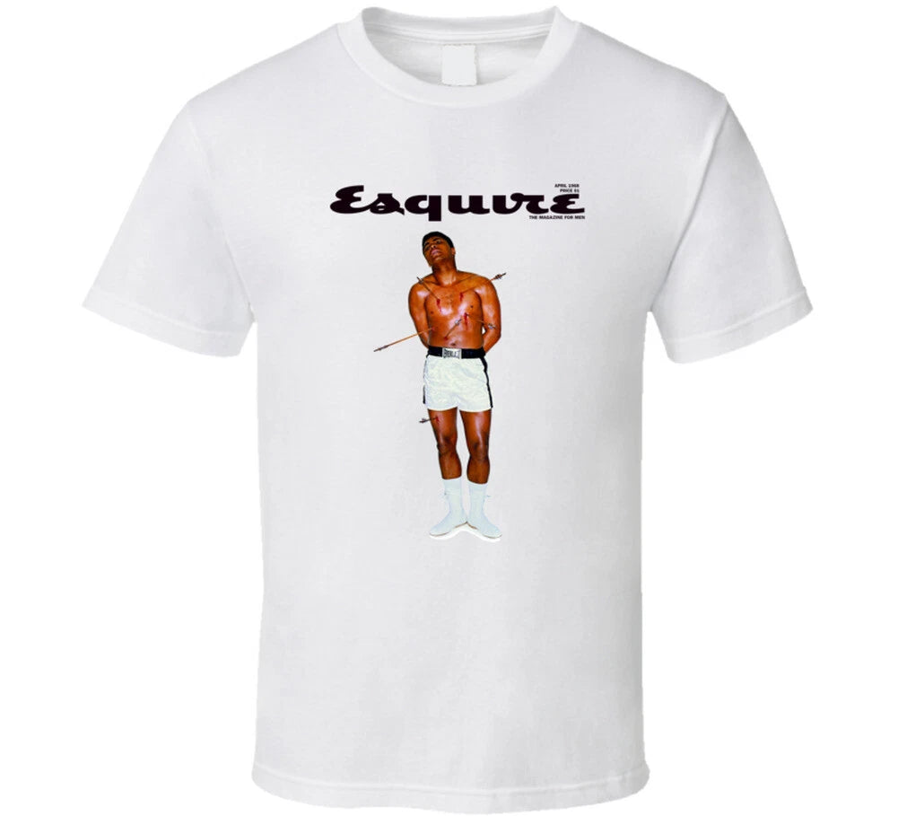 Muhammed Ali, Esquire, Cover, T-Shirt, Boxing, Arrows, Retro, 60's