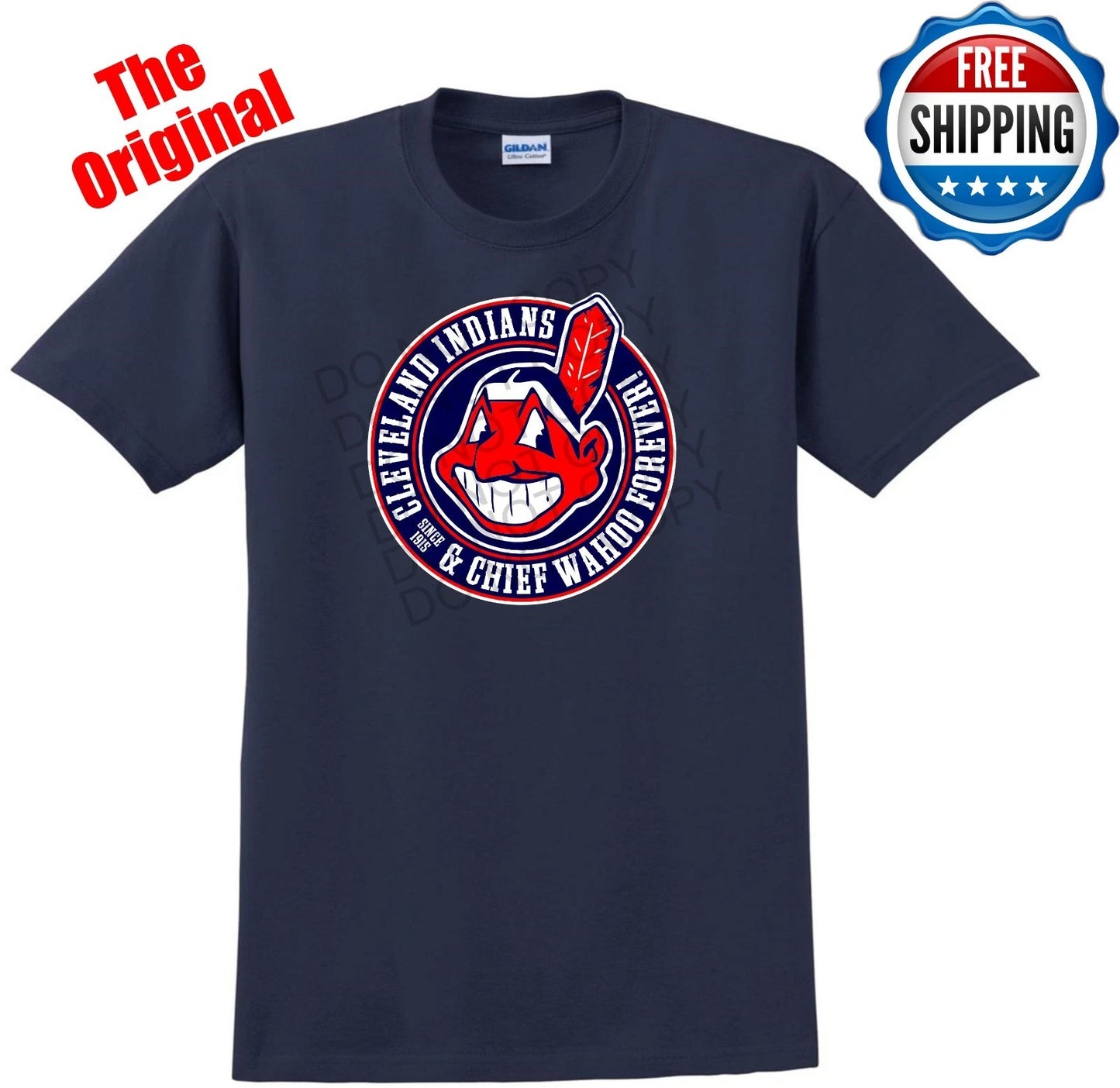 Cleveland Indians Chief Wahoo FOREVER! T-SHIRT THE ORIGINAL S-5XL