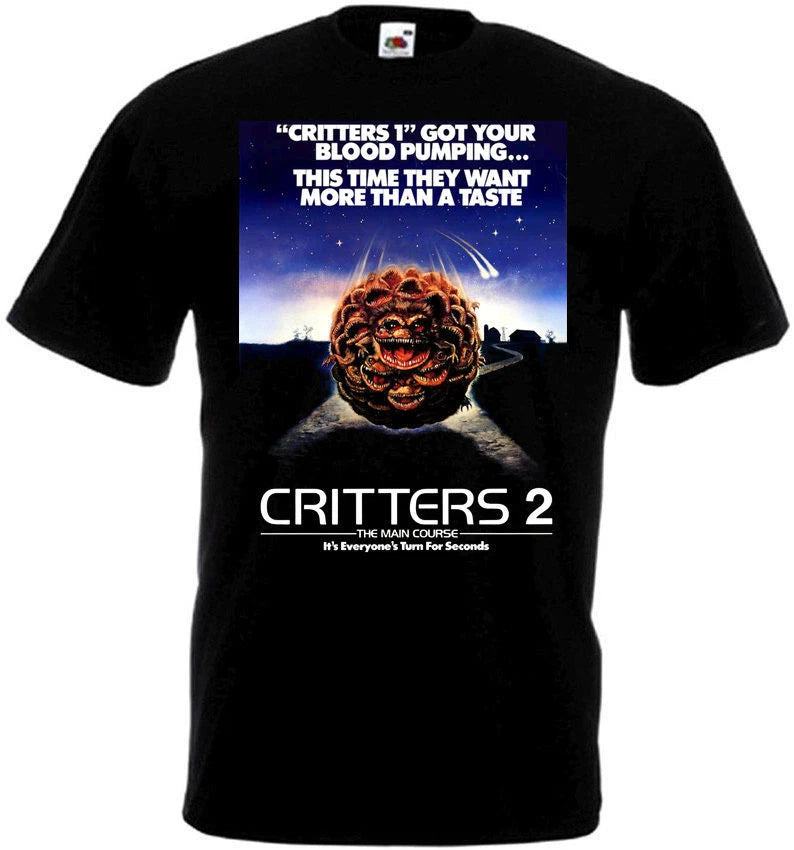 CRITTERS 2 Movie Poster T shirt all sizes black