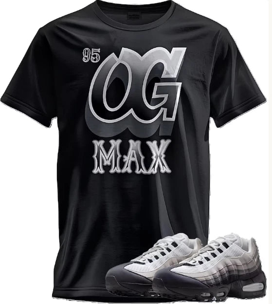 T-Shirt Matching Max OG 95 Grey/Gradient