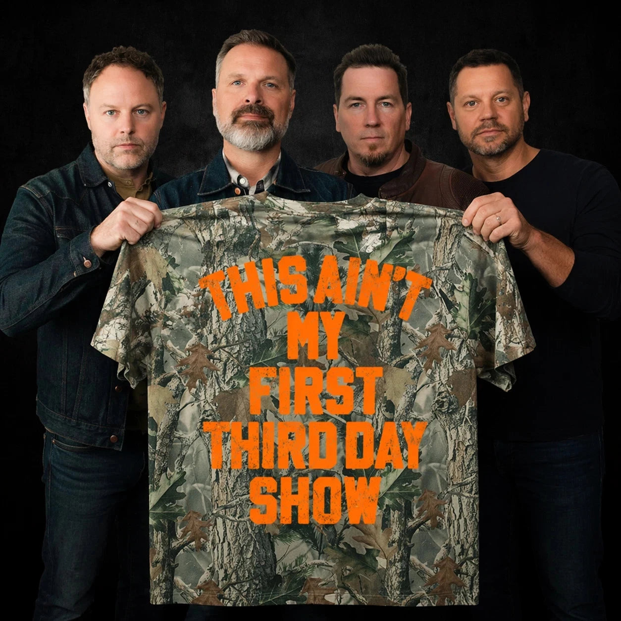 Third Day 30Th Anniversary Tour 2026 Unisex Camo All Over Shirt Size S-5XL