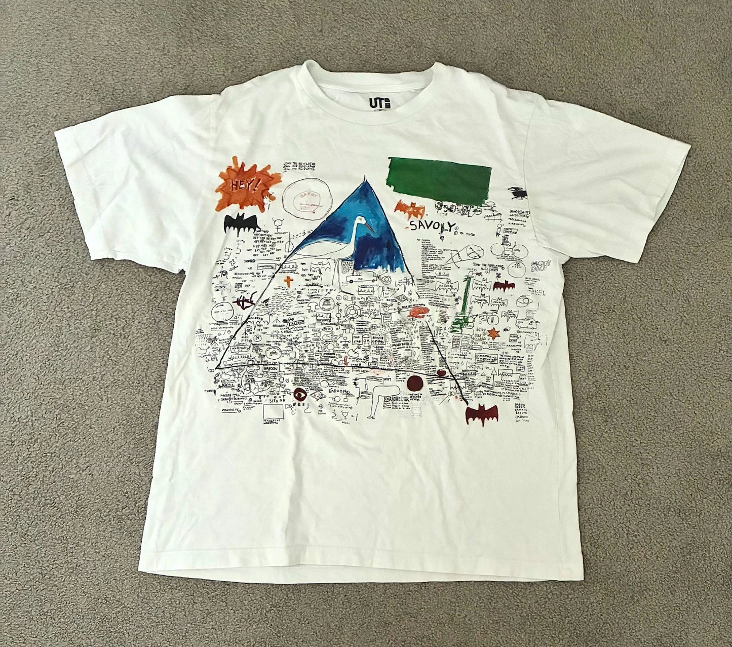 Uniqlo Jean-Michel Basquiat shirt