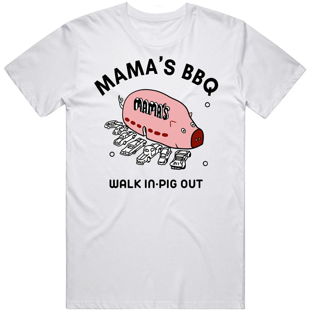 Mama's Bbq Walk In Pig Out Iasip T Shirt