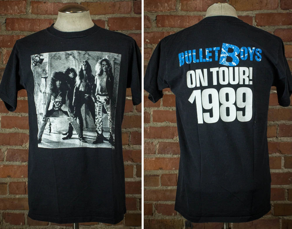 Vintage 1989 Bullet Boys On Tour Concert T Shirt Unisex