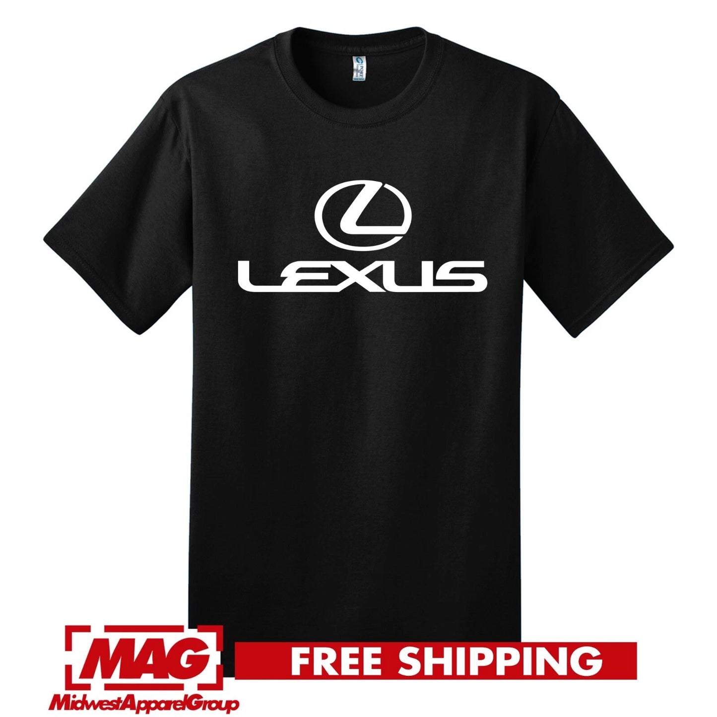 LEXUS BLACK T-SHIRT Logo IS F Sport Automotive Jdm Shirt Tee Motor NX RC LC
