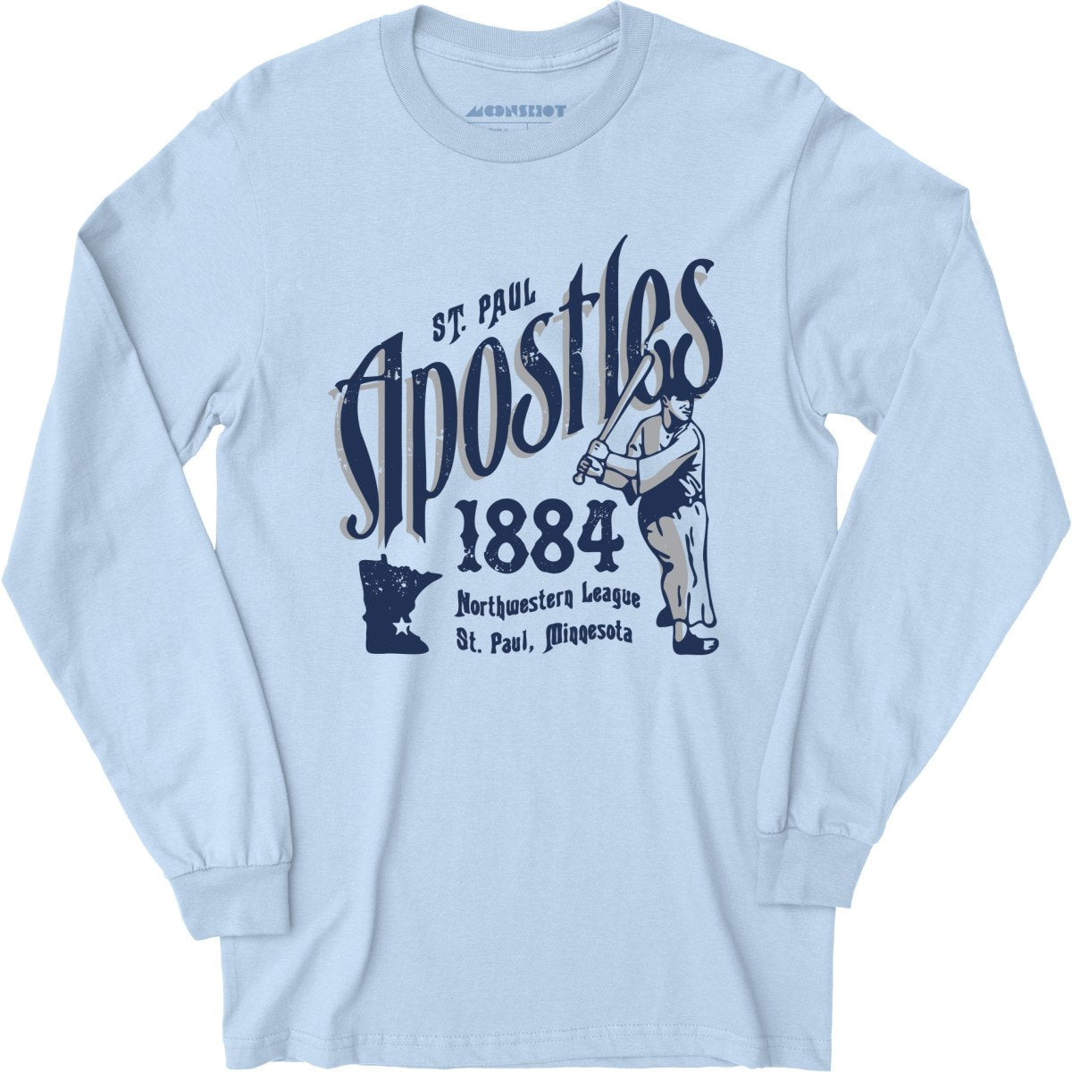 Saint Paul Apostles - Minnesota - Vintage Defunct Baseball Teams - Long Sleeve T-Shirt