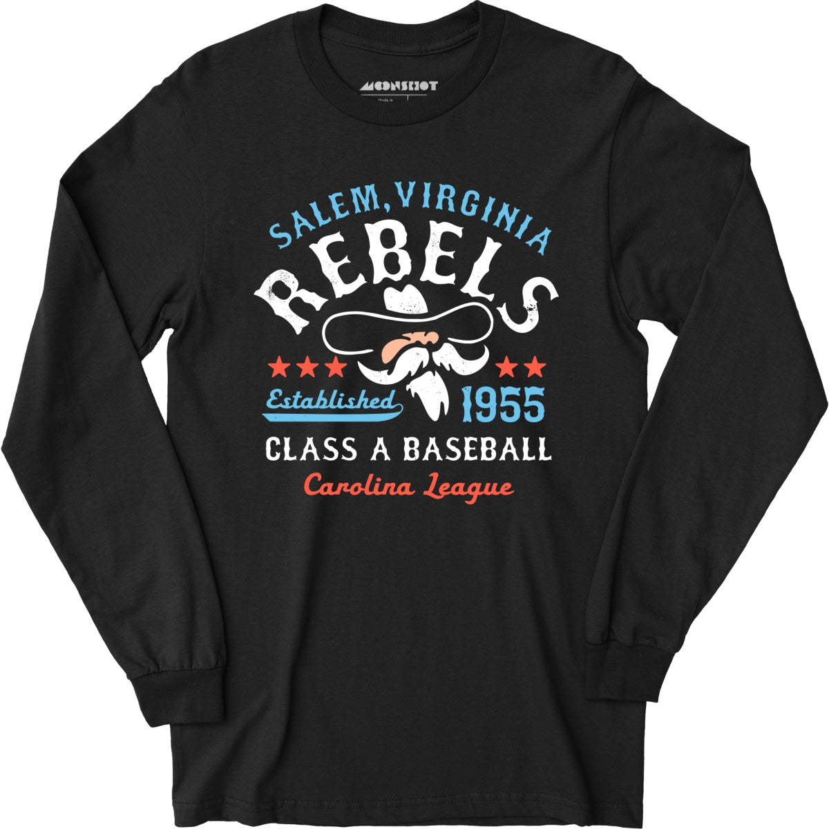 Salem Rebels - Virginia - Vintage Defunct Baseball Teams - Long Sleeve T-Shirt