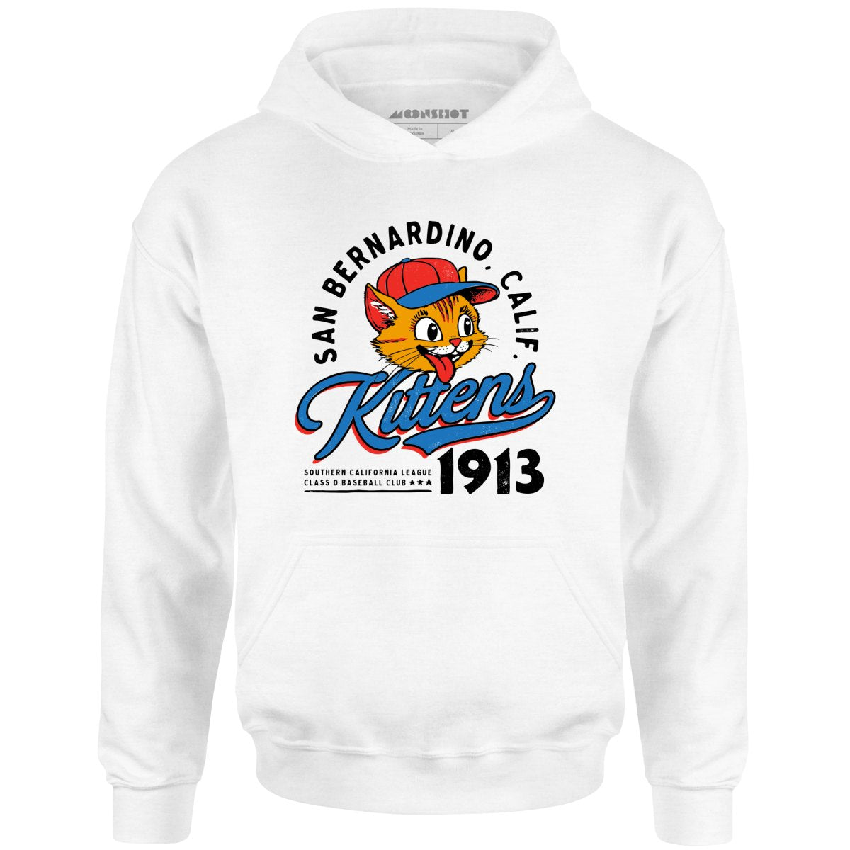 San Bernardino Kittens - California - Vintage Defunct Baseball Teams - Unisex Hoodie