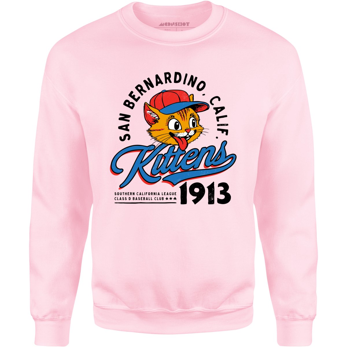 San Bernardino Kittens - California - Vintage Defunct Baseball Teams - Unisex Sweatshirt