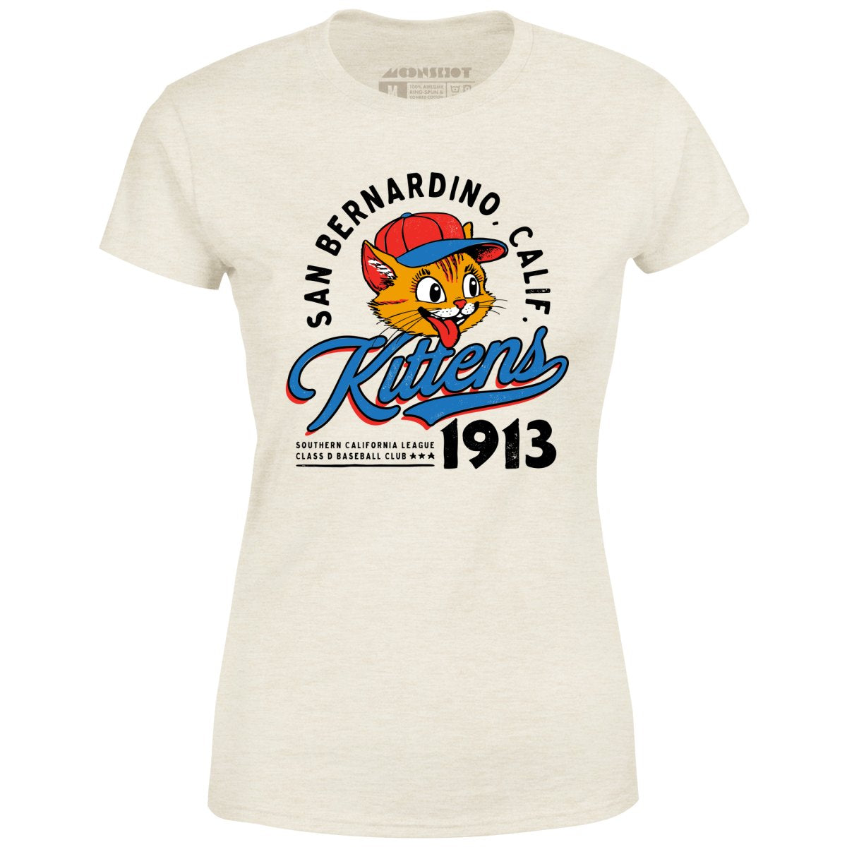 San Bernardino Kittens - California - Vintage Defunct Baseball Teams - Women's T-Shirt
