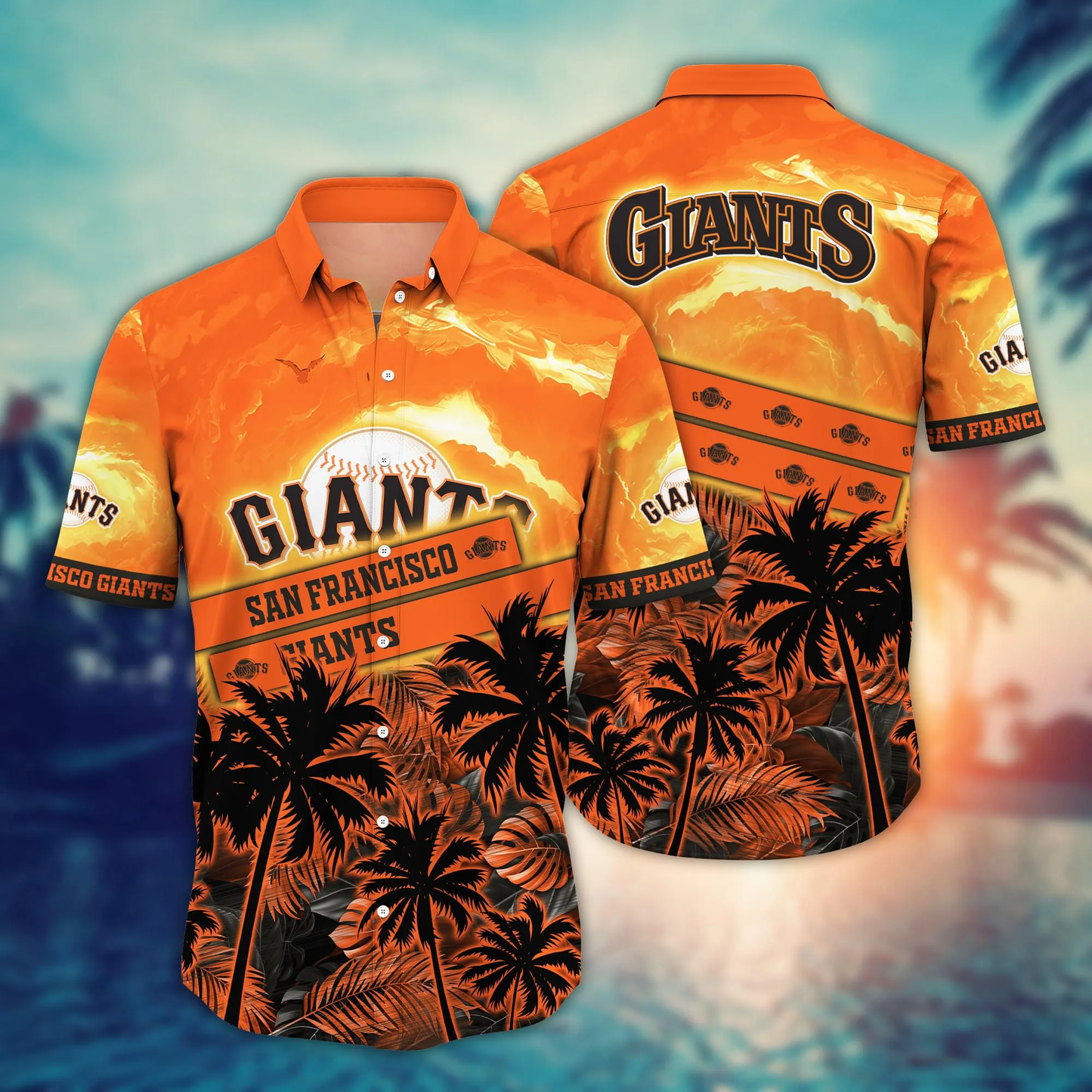 San Francisco Giants MLB Hawaiian Shirt Shoreline Aloha Shirt