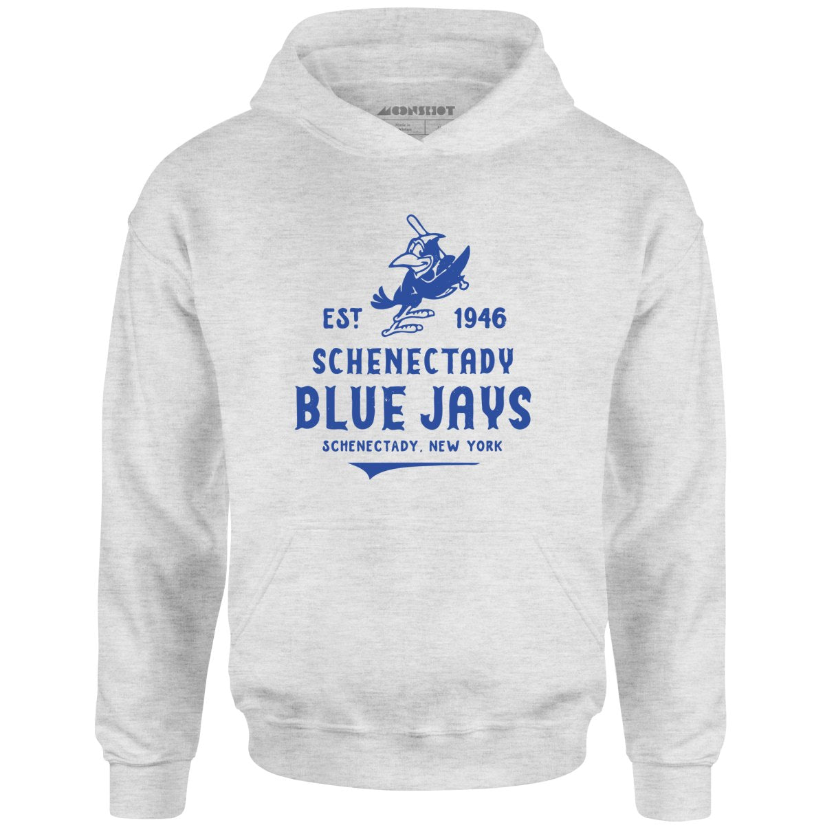 Schenectady Blue Jays - New York - Vintage Defunct Baseball Teams - Unisex Hoodie