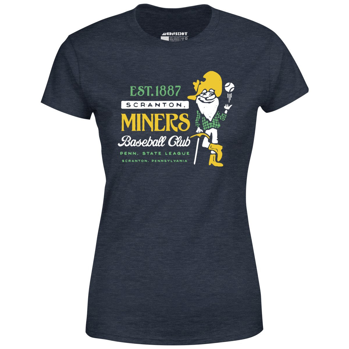Scranton Miners - Pennsylvania - Vintage Defunct Baseball Teams - Women's T-Shirt