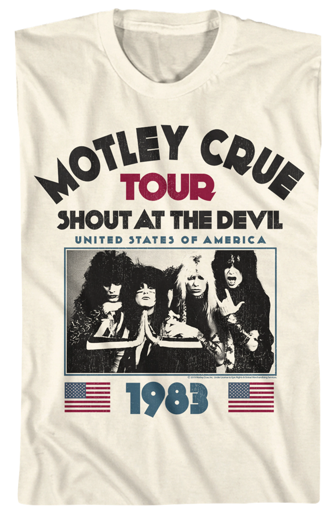Shout At The Devil Tour Motley Crue T-Shirt