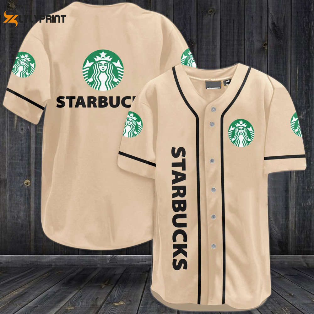 Starbucks Baseball Jersey - Gift for Men Women - lylyprint.com