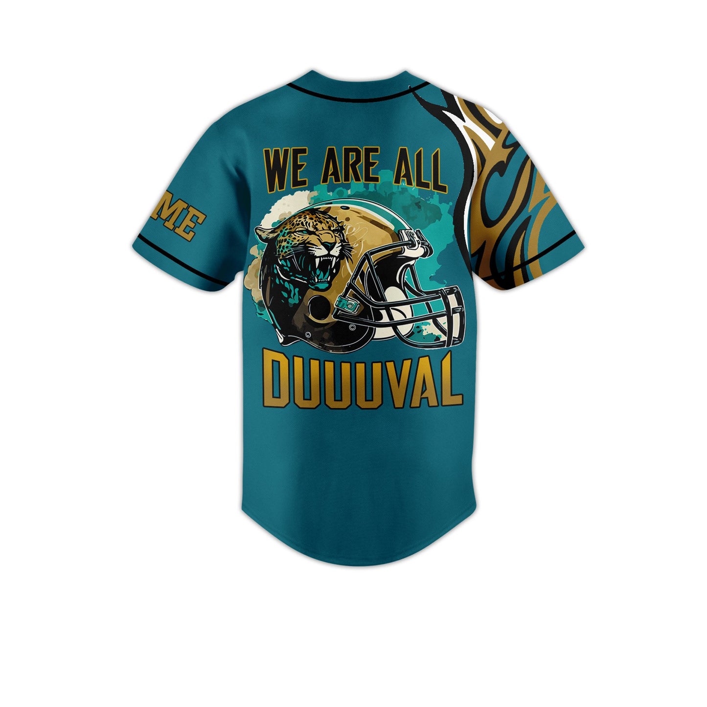 Stylish Jacksonville Jaguars Sport Custom Baseball Jersey For Kids & Adults