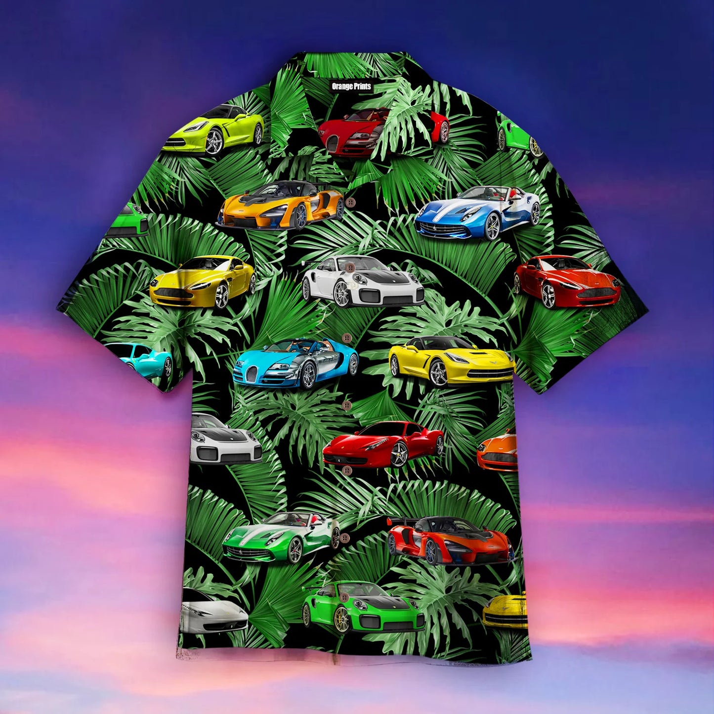 Supper Car Trendy Hawaiian Shirt For