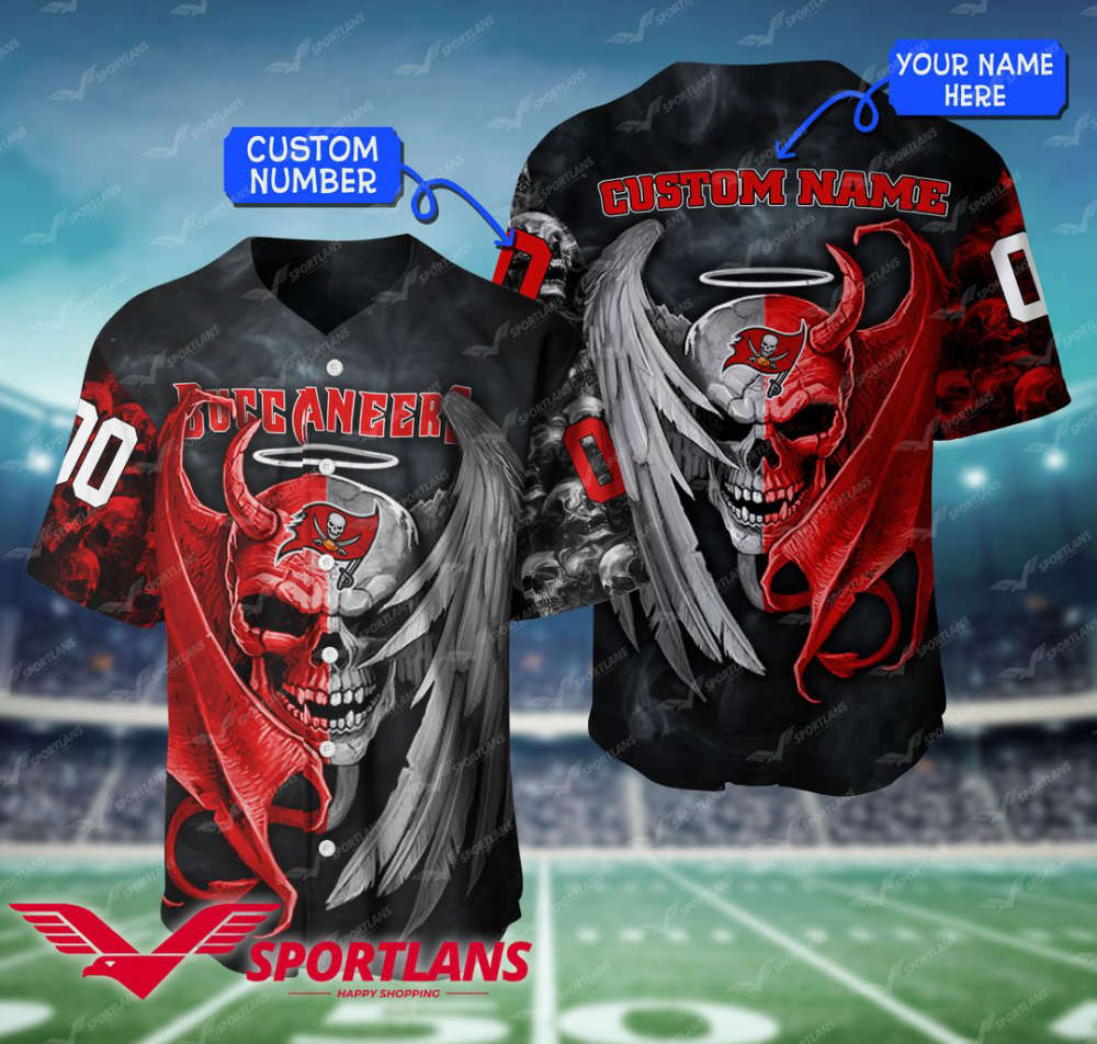 Tampa Bay Buccaneers Personalized Baseball Jersey Fan Gifts - lylyprint.com