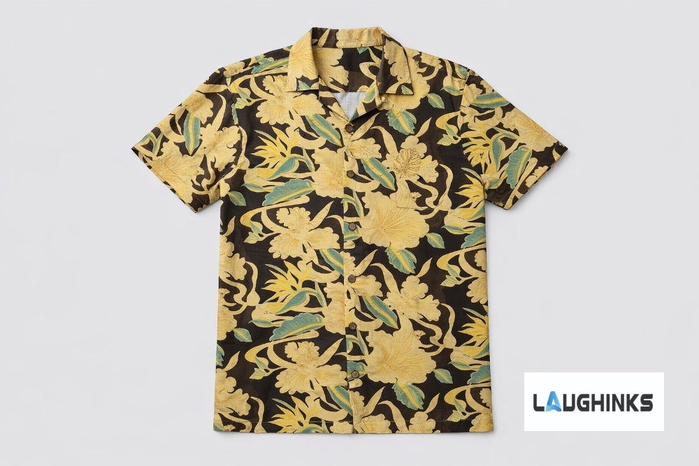The Boys Season 5 Billy Butcher Yellow Tropical Ochre Hawaiian Shirt 2026