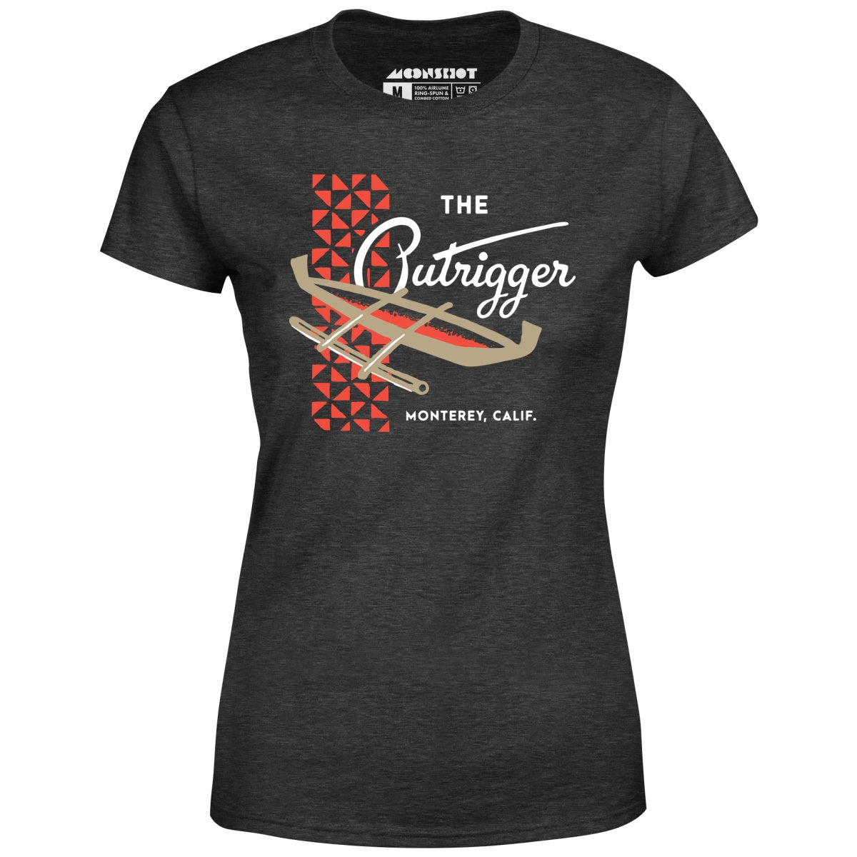 The Outrigger - Monterey, CA - Vintage Tiki Bar - Women's T-Shirt