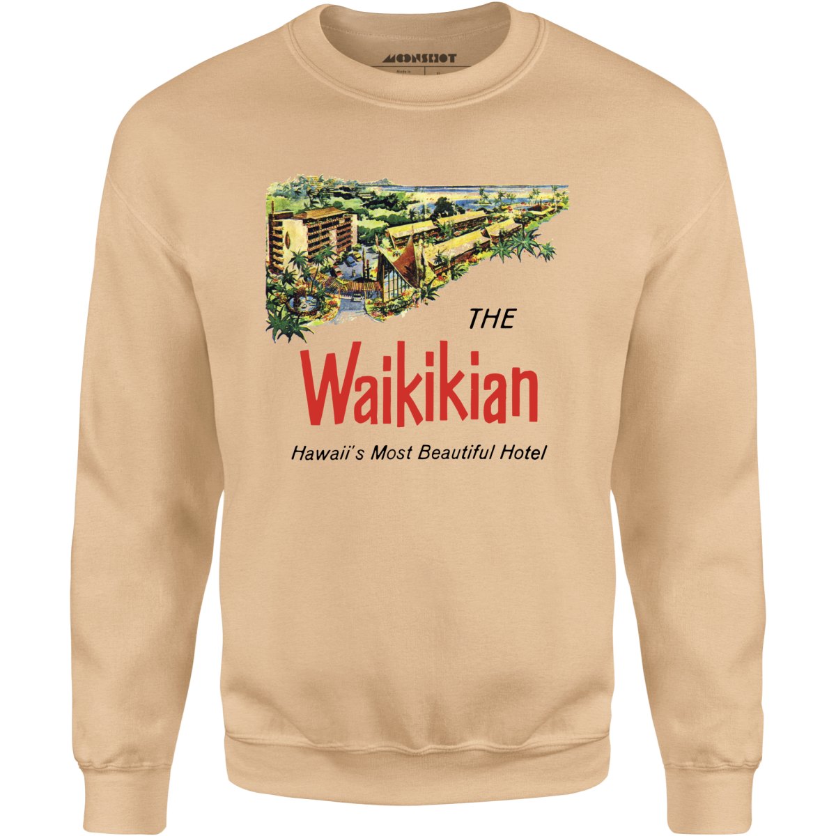 The Waikikian - Waikiki, HI - Vintage Hotel - Unisex Sweatshirt