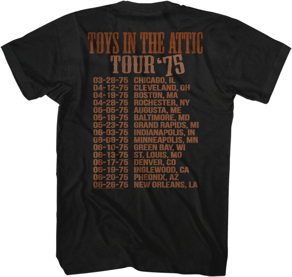 Toys In The Attic Tour '75 Aerosmith T-Shirt