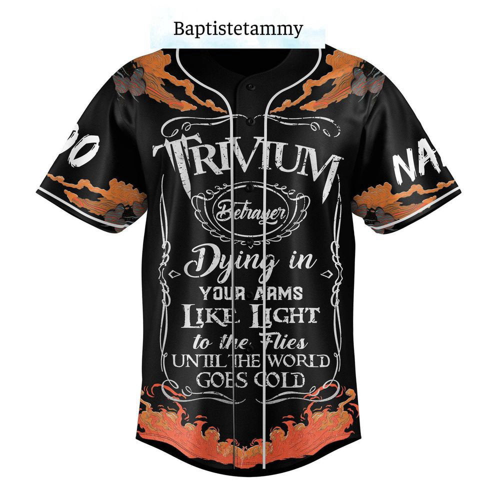 Trivium Baseball Jersey For Men Women, Dying In Your Arms Jersey - lylyprint.com