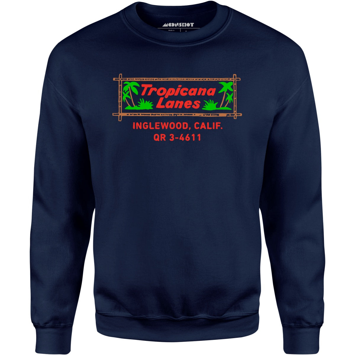 Tropicana Lanes - Inglewood, CA - Vintage Bowling Alley - Unisex Sweatshirt