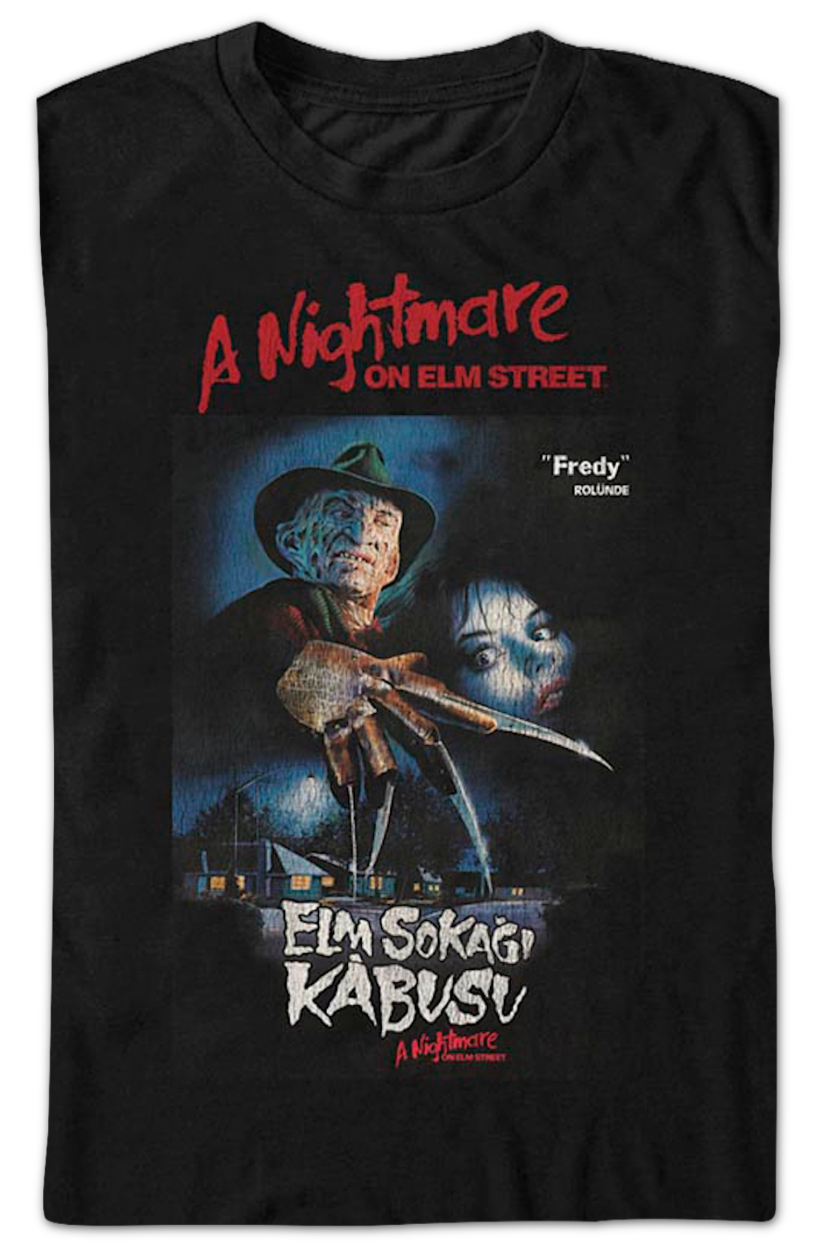 Turkish Poster A Nightmare On Elm Street T-Shirt