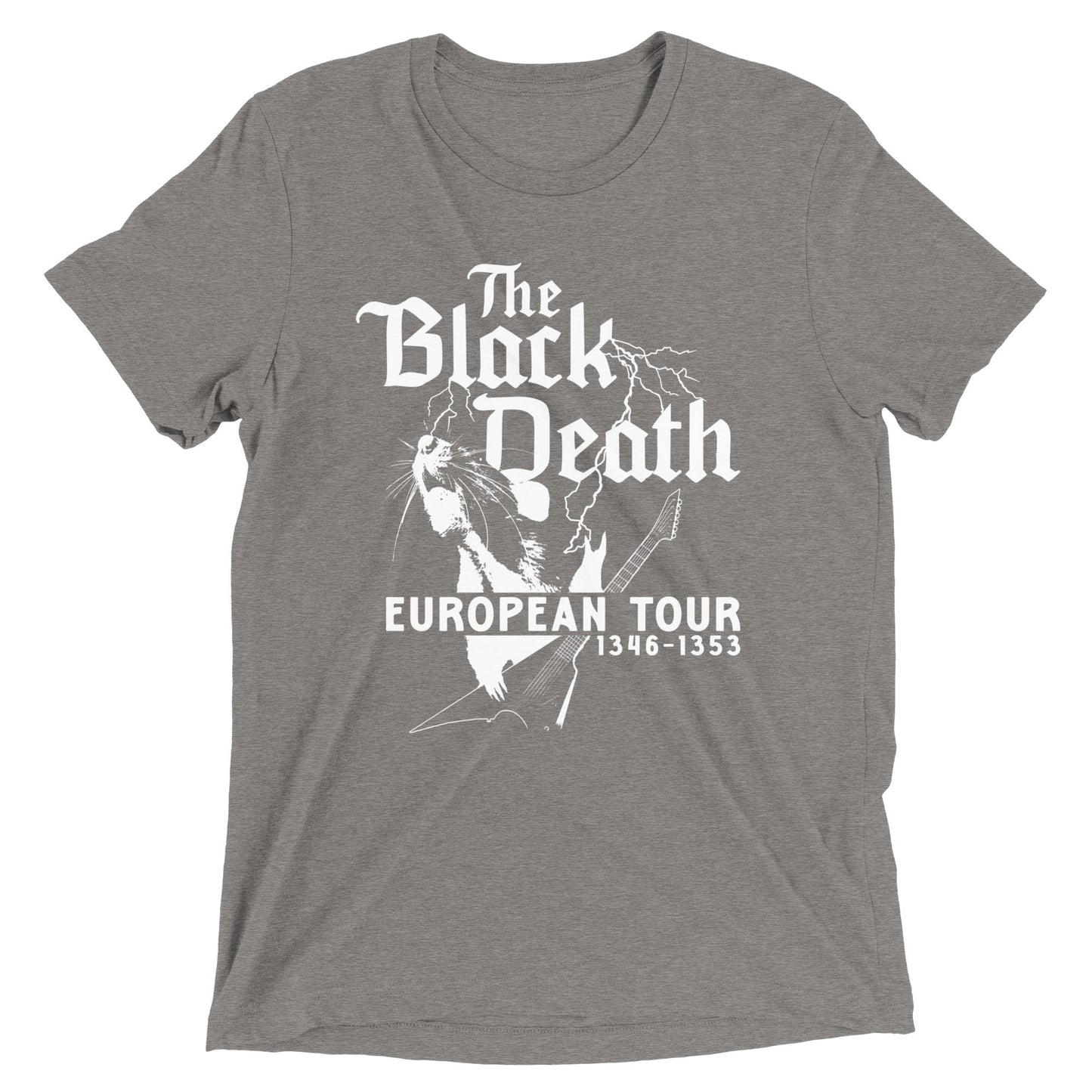 The Black Death European Tour Men's Tri-Blend Tee