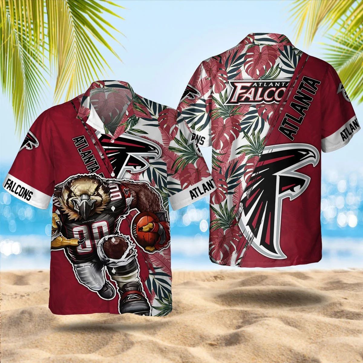 Atlanta Falcons Mascot Hawaiian Shirt 124352
