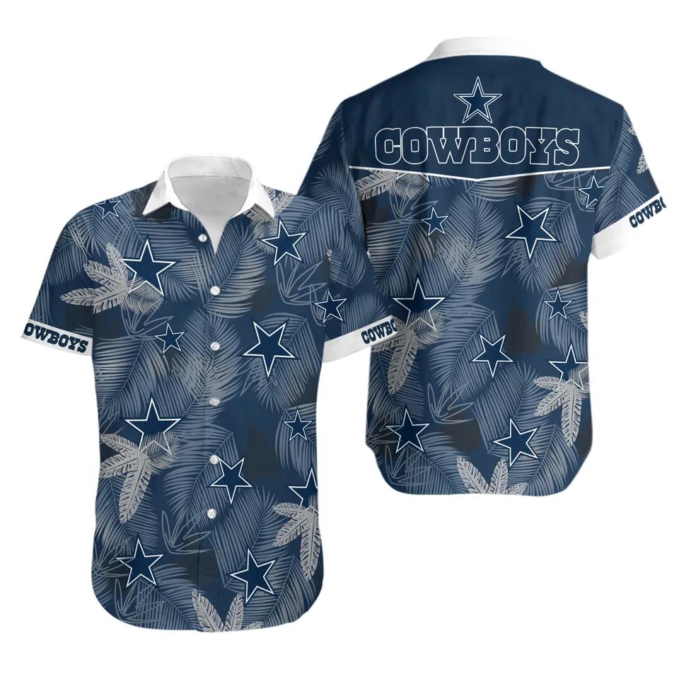 Dallas Cowboys Hawaiian Shirt Tropical Stars Design 616233