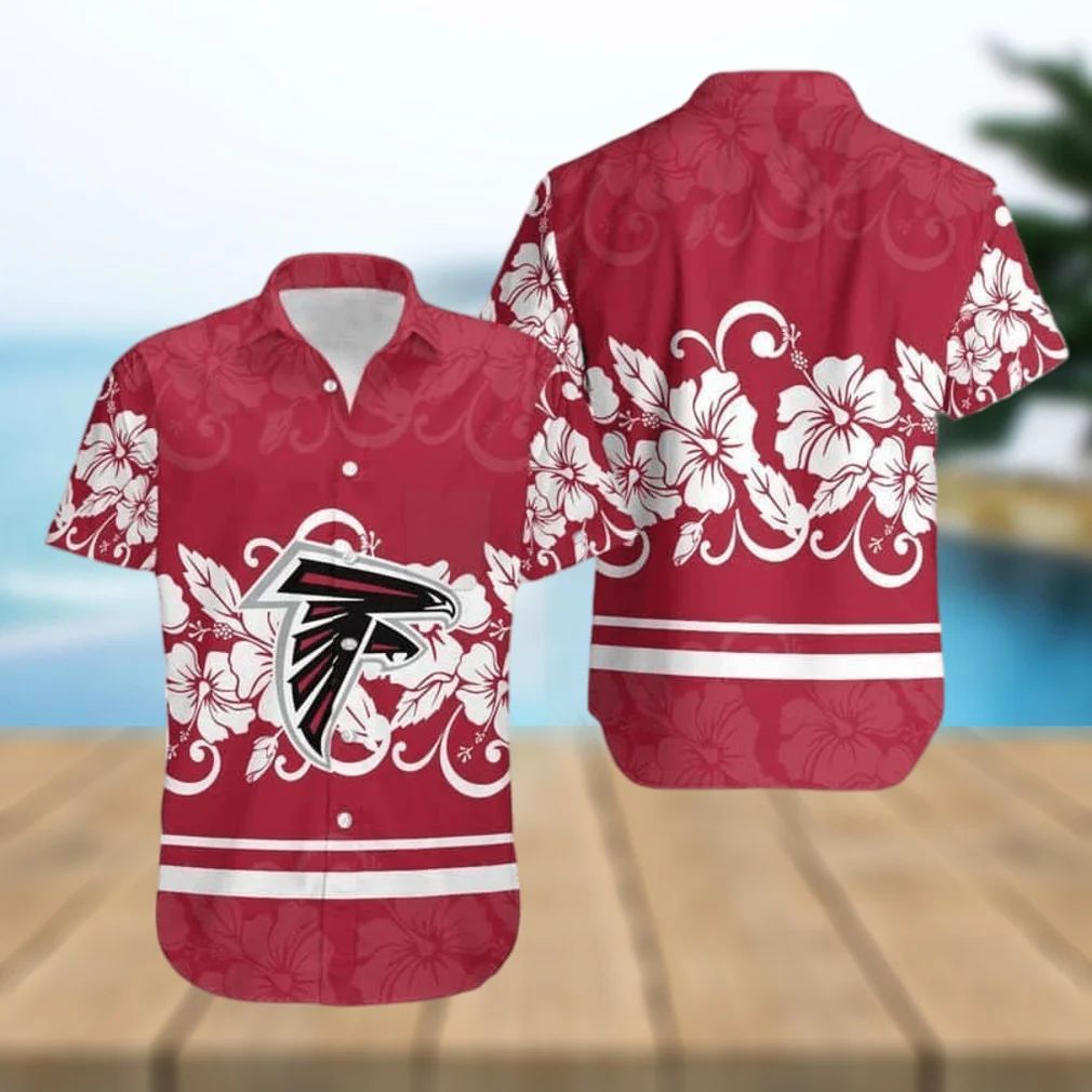 Atlanta Falcons Hawaiian Shirt Hibiscus Classic 197375