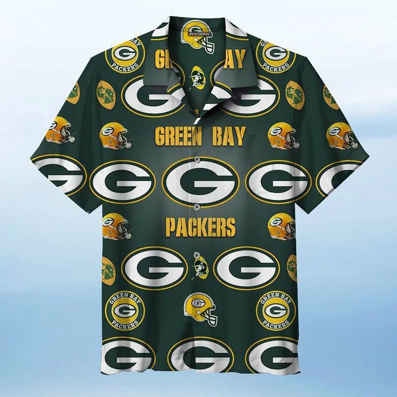 Green Bay Packers Retro Emblem Hawaiian Shirt 144252
