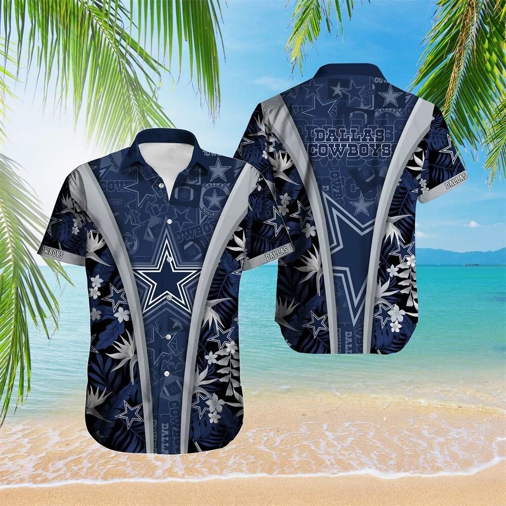 Dallas Cowboys Hawaiian Shirt Starburst Design 768438
