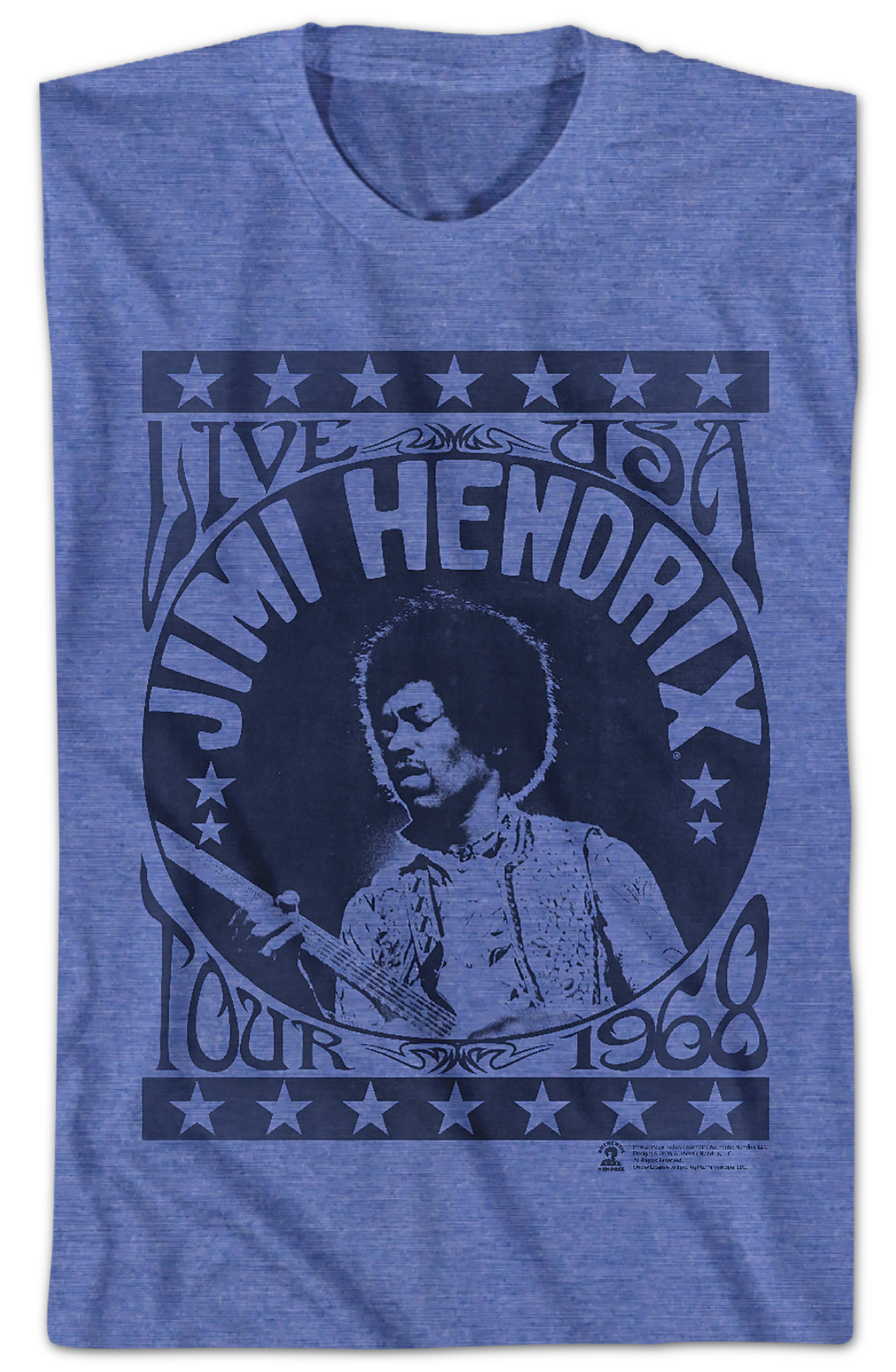 USA Tour 1968 Jimi Hendrix T-Shirt