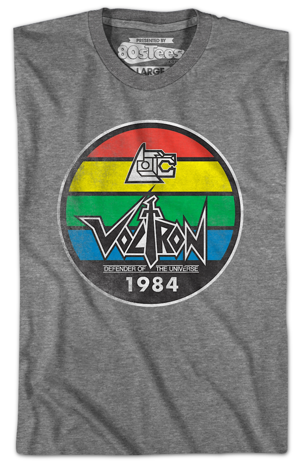 Vintage 1984 Stripes Voltron T-Shirt