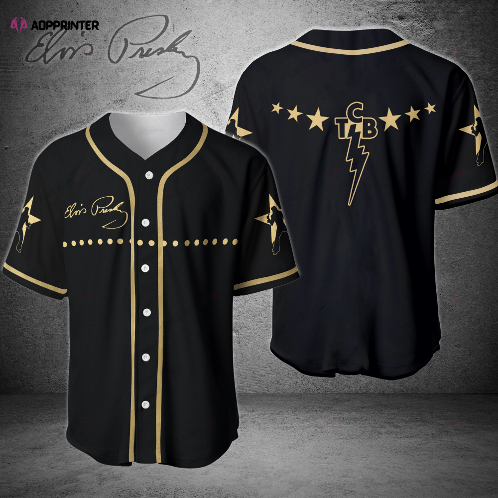 Vintage Elvis Presley Baseball Jersey – Rock n Roll Style for Fans!